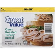 Great Value Thin Sliced Turkey Breast, 16 Oz.
