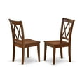thumbnail image 3 of Modern Dining Room Table Set 5 Piece - Hardwood Chairs & Table - Mahogany Finish - Kitchen Table Set, 3 of 5