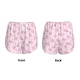 thumbnail image 3 of Balery Cute Pig Pantalones cortos deportivos para mujer con forro y dos bolsillos, elásticos, para entrenamiento, gimnasio, yoga-Medium, 3 of 7