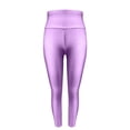 thumbnail image 7 of Delayuji Women's Yoga Legging Sports Slim Fit Yoga Pants Nylon High Waisted Glossy Leggings, 7 of 7