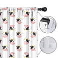 thumbnail image 4 of Blackout Kids Curtains,White Cow Head Pattern Childrens Insulated Curtains Set Of 2,Bedroom Essentials,Toddler Room Decor 52x63in(132x160cm), 4 of 5