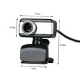 thumbnail image 7 of GJX 1080P Full HD USB 2.0 Webcam for PC Desktop & Laptop - Web Camera with Microphone/FHD 480P USB Connection Silver, 7 of 7