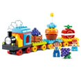 thumbnail image 1 of Large Particle Building Blocks Train Model Big Size Brick Compatible Duplos Gift For Boys Girls 3-6 Years Old Educational Toys, 1 of 5