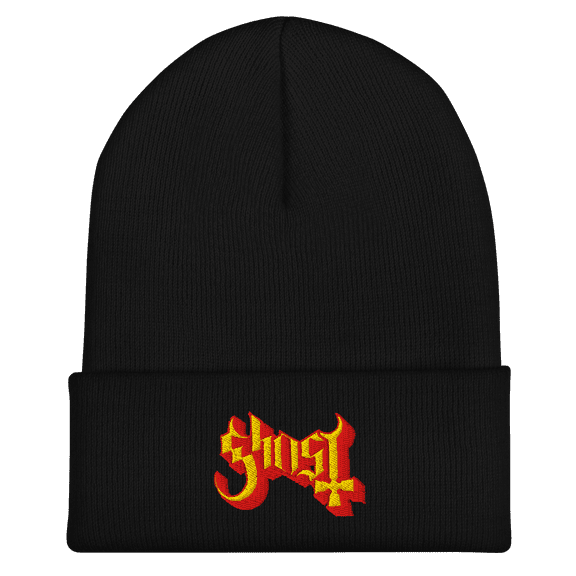 Ghost Embroidered Beanie
