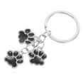 thumbnail image 4 of MOVTOTOP Dog Paw Charms Key Chain Metal Keychain Backpack Keyring Bag Hanging Charm 2pcs Set, 4 of 6