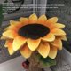 thumbnail image 3 of Baño Para Pájaros De Girasol, Estatua De Jardín De Girasol Impermeable De Color Vibrante Para Patio Al Aire Libre, 3 of 7