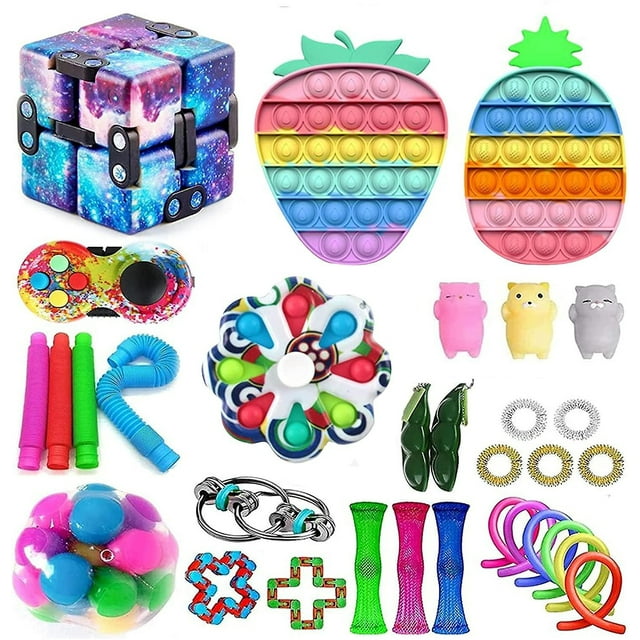 Juguete sensorial Push Bubble Fidget para aliviar el estrés del autismo