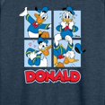 thumbnail image 3 of Mickey & Friends - Donald Duck Grid - Women's Lightweight French Terry Long Sleeve Shirt, 3 of 5