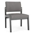 thumbnail image 1 of Pemberly Row Chaise d'Appoint Sans Accoudoirs en Polyuréthane pour Réception, Gris/noir, 1 of 5
