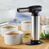BonJour Chef’s Tools Stainless Steel Professional Cooking and Utility Butane Torch Lighter