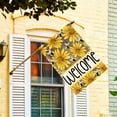 thumbnail image 2 of Sunflower Bee Spring Summer Garden Flag 12x18 Inch Double Sided Outside, Welcome Seasonal Yard Outdoor Flag, 2 of 6