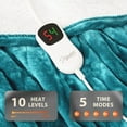 thumbnail image 4 of Homemate Electric Heated Blanket Twin - 62"x84" Heating Bed Blankets Throw with 10 Heating Levels 8 Hours Auto Off Fast Heating Over-Heated Protection Ultra Soft Warm Flannel ETL Certified, 4 of 17