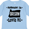 thumbnail image 4 of Inktastic Someone in Oregon Loves Me Boys or Girls Long Sleeve Toddler T-Shirt, 4 of 5