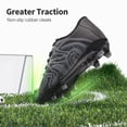 thumbnail image 3 of Tacos de Fútbol DREAM PAIRS Juvenil para Césped Firme Talla 1 Negro, 3 of 5