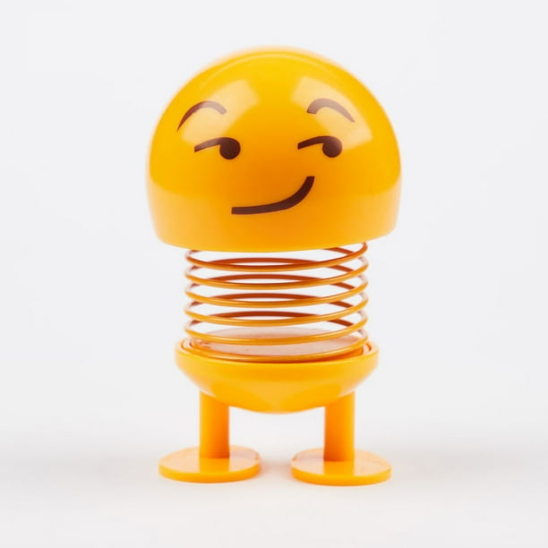 Muñeco de cara linda para automóvil, juguete con cabeza oscilante de resorte, juguete con cabeza oscilante para automóvil, muñecos con cabeza que se mueven, meticulosamente diseñados