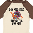 thumbnail image 4 of Inktastic Thanksgiving Mimi Thankful for Me Turkey Boys or Girls Long Sleeve Baby Bodysuit, 4 of 5