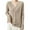 Khaki, variant on Fmbrln Womens Knitted Cardigan Sweaters Fashion Long Sleeve V Neck Button Cardigans Tops Casual Loose Solid Color Cardigan Coat Beige L