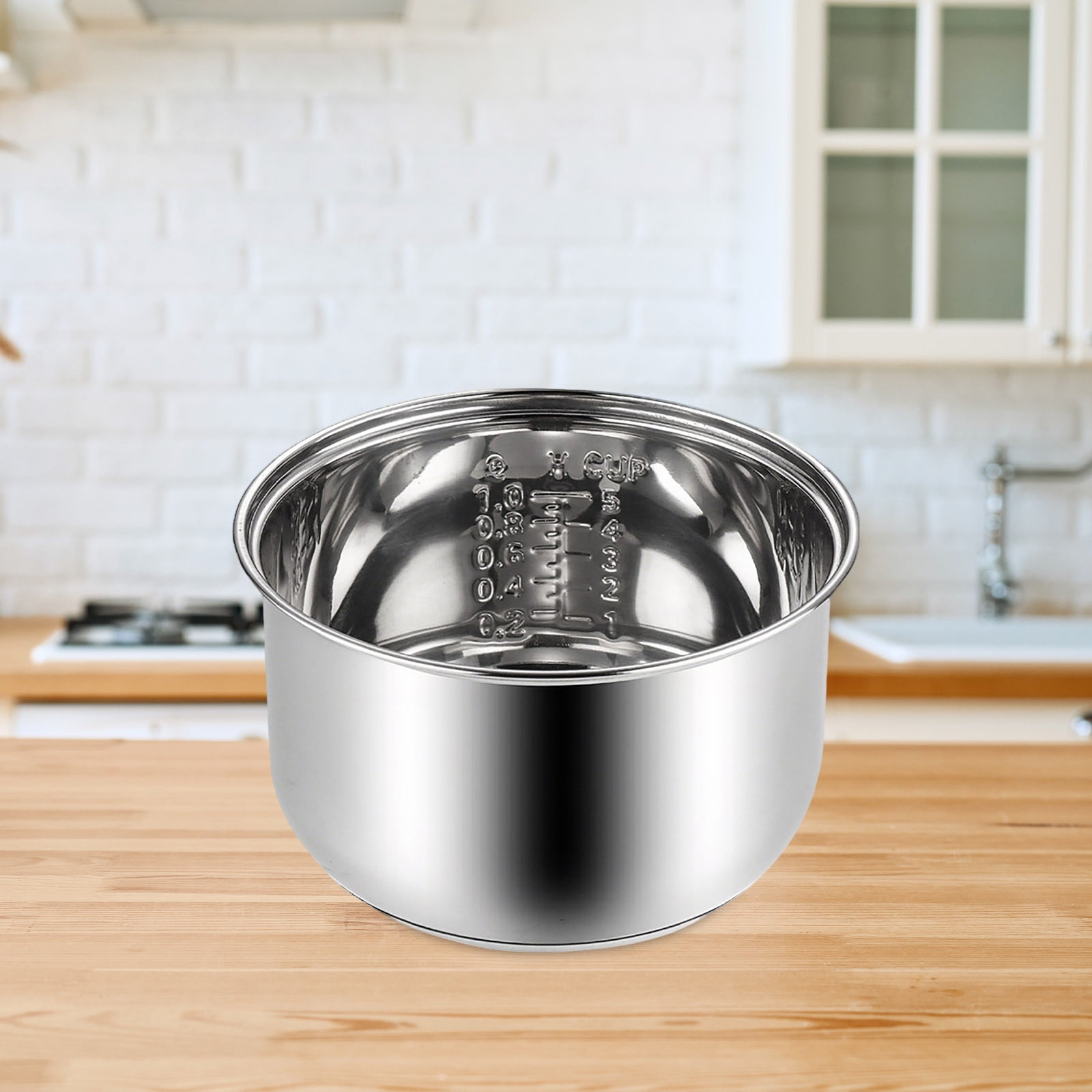 304 Stainless Steel Rice Cooker Inner Pot Replacement - Multi-Cooker Compatible Inner Bowl, Durable Cooking Pot for Various Rice Cooker Models