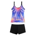 thumbnail image 4 of Traje de baño de 2 piezas para mujer, trajes de baño para mujer, traje de baño de verano de talla grande con estampado, bikini, traje de baño dividido para mujer, traje de baño de poliéster, 4 of 6