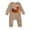 a4-Khaki, variant on Baby Boys Romper Jumpsuits Pajama Short Sleeve Striped One Piece Clothes PJM Sleepwear Sets for 0-24M(3-6 Months,C)