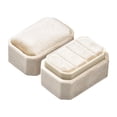 thumbnail image 4 of Caja De Terciopelo Para Joyas, Caja Para Anillos, Caja De Regalo, Caja De Recuerdo, Soporte Decorativo Para Anillos De Viaje, Color Beige, 4 of 9