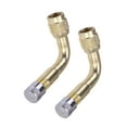 thumbnail image 2 of CIMAXIC Brass Valve Extension Adapter for Car Use with Excellent Sealing 4 Pcs Golden,2.05"X0.39"X0.39", 2 of 4