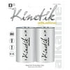 Kinetik 53320 Alkaline Batteries [d, Carded, 2 Pk]