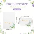 thumbnail image 2 of Uxcell 25Pcs Thank You Cards, 5.9"x7.9" Floral Folded Blank Cardstock, Thank You Notes for Greeting Cards Wedding Graduation Birthday DIY Craft Invitations, Leaf Style, 2 of 6