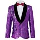 thumbnail image 1 of Chaqueta con lentejuelas, blazer brillante, esmoquin de fiesta con purpurina para hombre, 1 of 8