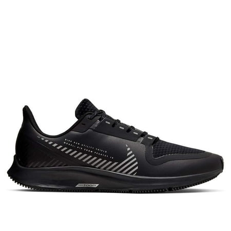 Nike Men's Air Zoom Pegasus 36 Shield Running Shoes (13, Black/Silver)