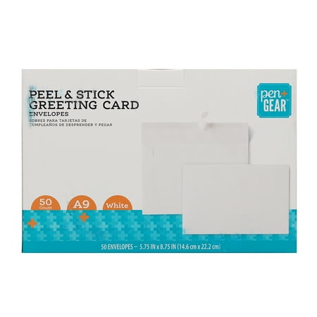 Pen + Gear A9 Greeting White 50CT Envelope