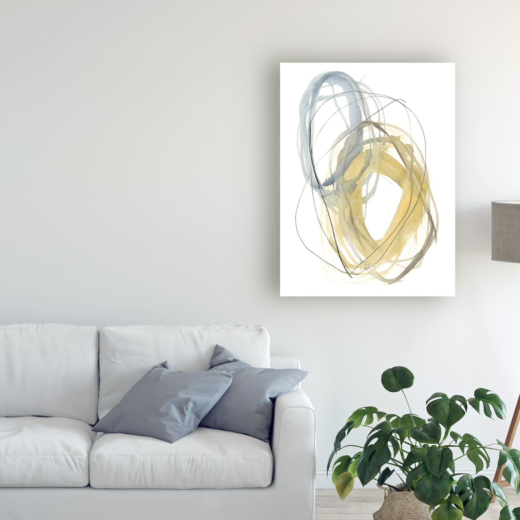Trademark Fine Art 'Interlock I' Canvas Art by Jennifer Goldberger