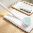 thumbnail image 4 of Body Brush for Shower Back Scrubber with Long Handle 16.54 Inch Soft Bristles Non-Slip Bath Brush White 1 Pack, 4 of 7
