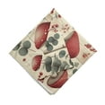 thumbnail image 3 of Ambesonne Rustic Unisex Bandana, Floral Woodland Mushrooms, , Champagne Dark Coral, 3 of 4
