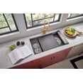thumbnail image 3 of Ruvati USA RVH8224 33 in. Workstation Two-Tiered Ledge Undermount 16 Gauge Stainless Steel Kitchen Sink, 3 of 7