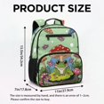 thumbnail image 7 of KUIFORTI Frog Mushroom Kids Backpack Toddler Bookbag Cute Print School Bag with Adjustable Straps Multiple Organizer Pockets for Preschool Kindergarten Daily Use, 7 of 7