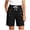 Black, variant on Qgtaibl Womens High Waist Bermuda Shorts Cotton Linen Drawstring Casual Shorts with Button Detail and Pockets Loose Fit Comfortable Straight Leg Shorts for Summer Work Gray M