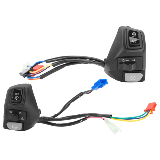2 uds interruptor de manillar reemplazo de botón de bocina de luz baja/alta para Yamaha AEROX 155 125 Jadeshay A