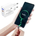 thumbnail image 2 of Fokuz Fast Charging EU Power Adapter USB C Phone Charger Compact Travel Plug For IPhone Smartphones And Devices, 2 of 6