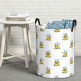 thumbnail image 5 of Cauagu Rubber Duck Showe for Laundry Basket,Collapsible Organizer Basket for Storage Bin Toy Bins Gift Baskets Bedroom Clothes Children Nursery Hamper -Small, 5 of 7