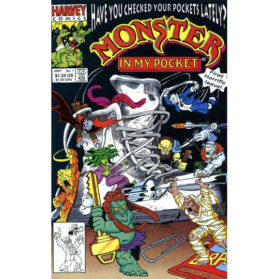 Monster in My Pocket #1 VF ; Harvey Comic Book