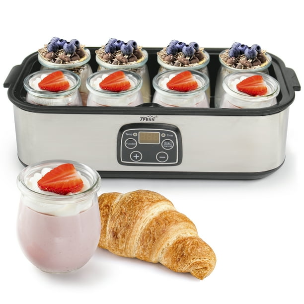 7Penn Yogurt Maker Machine Greek Yogurt Maker Temperature Control and