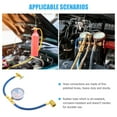 thumbnail image 4 of HLONK AC Refrigerant Charge Hose with Gauge - R134A Air Conditioning Charging Hose, 4 of 8