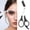 A, variant on ONLYEOR Eyebrow Scissors with Detachable Comb D, Washable Hairbrush & Eyebrow Trimmer, Precision Shaver & Grooming Tool, For Home & Travel