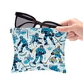 thumbnail image 6 of FeBohao 2 PCS Cosmetic Shrapnel Bag Cute Makeup Toiletry Bags Squeeze Purse Pocket Vegan Leather Compact Mini Organizer Unique Mom Medicine Vintage Handbags Must Summer School Ice Hockey, 6 of 6