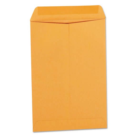 Universal Catalog Envelope, #1 3/4, Cheese Blade Flap, Gummed Closure, 6.5 x 9.5, Brown Kraft, 500/Box -UNV40165