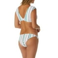 thumbnail image 2 of Raisins Curve Womens Lola Stripe Printed Newport Tie Side Cheeky Bottoms;Large, 2 of 3