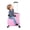 Pink, variant on Kids Ride on Luggage for Aged 3-6, Toddler Luggage with Seat,Rolling Luggage with Spinner Wheels ,Suitcase Carry Trolley with Password Lock,with Safety Belt, Airplane Travel (Blue)
