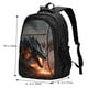 thumbnail image 5 of Disketp Fiery Black Dragon Attack Mochila de Viaje Estampada para Laptop con Puerto de Carga USB, Mochila Impermeable para Computadora – Regalo para Hombres y Mujeres, 5 of 7