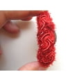 thumbnail image 4 of Vintage Inspired Ruby Lace 18TH Century Lady Beads Flower Brooch Pin, 4 of 5